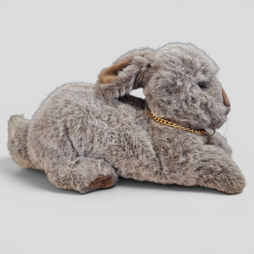 Vintage 70's Dean's Gwentoy Group Bunny Rabbit Stuffed Animal Toy Plush 15"in